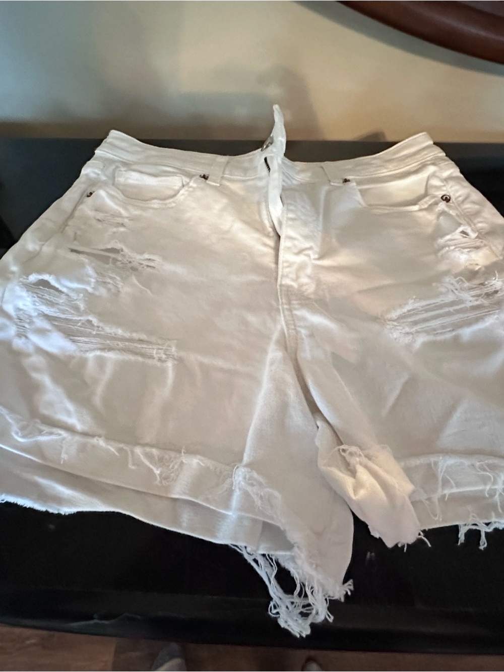 American Eagle Mom Denim Shorts size 10